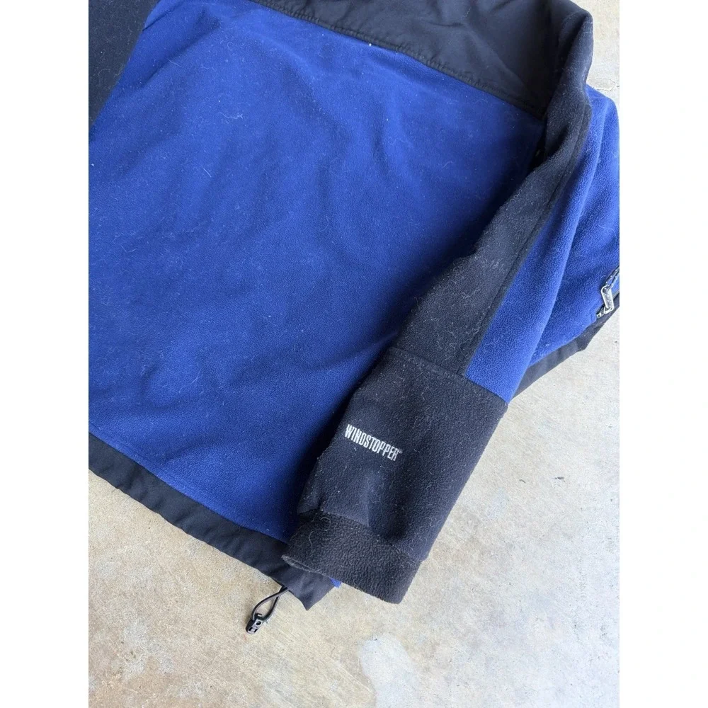 Mountain Hardwear Jacket Mens Small Blue Fleece Windstopper Wind Breaker Coat